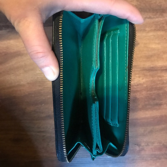 Black leather fossil wallet - Picture 2 of 2